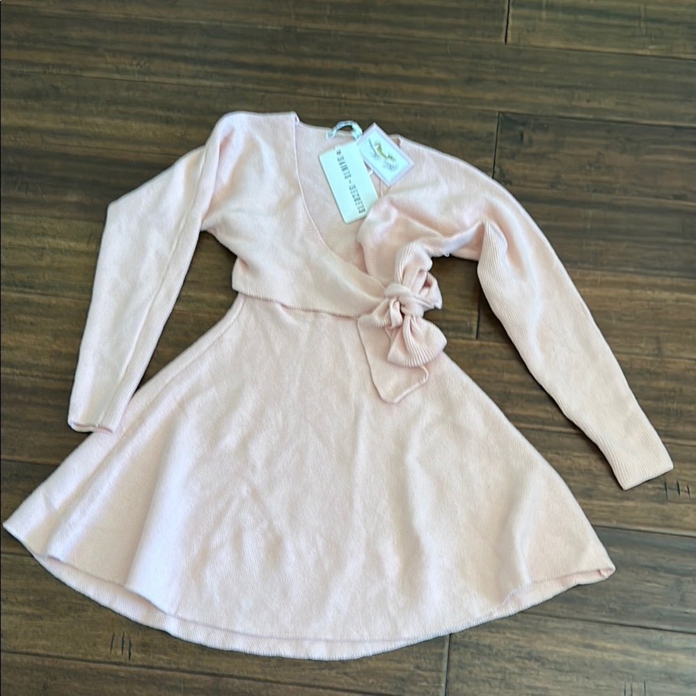 Pink Dress with Bow